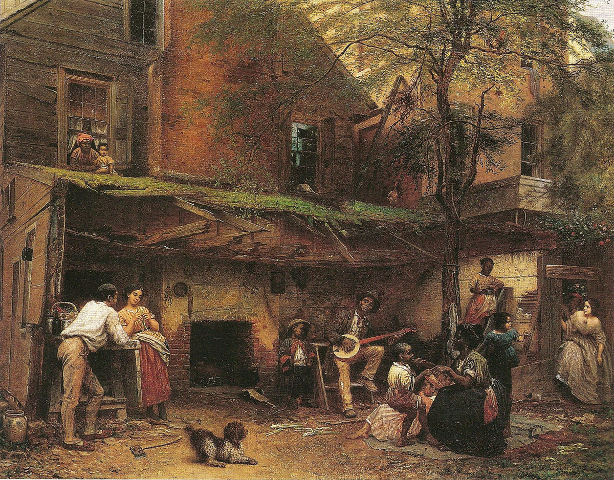 An Analysis Of Eastman Johnson S Painting Negro Life At The